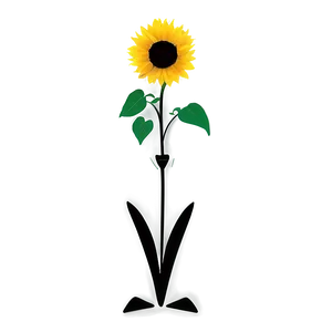 Cute Sunflower Character Png 27 PNG image