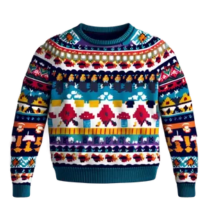 Cute Sweater Pattern Png 06292024 PNG image