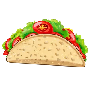 Cute Taco Clipart Png 06262024 PNG image