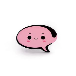 Cute Talk Bubble Png 06122024 PNG image