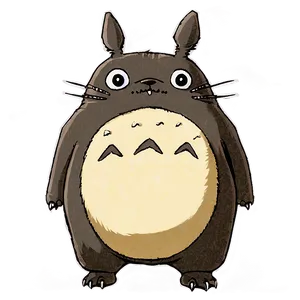 Cute Totoro Character Png 16 PNG image