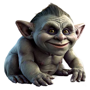 Cute Troll Figure PNG Sel4