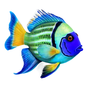 Cute Tropical Fish PNG Vra PNG