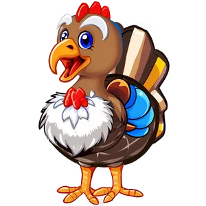 Cute Turkey PNG 69