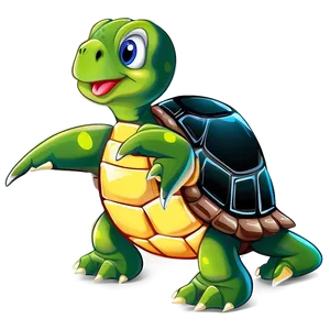 Cute Turtle Cartoon PNG Wvd