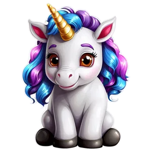 Cute Unicorn Clipart Png 92 PNG image