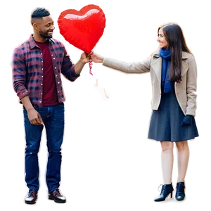 Cute Valentine's Day Couple PNG 10 PNG