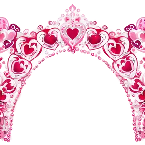 Cute Valentines Day Edging Png Ybf PNG image