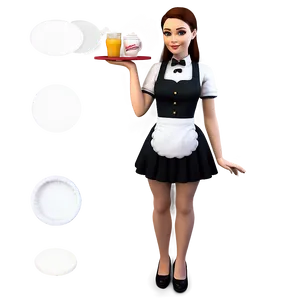 Cute Waitress Outfit Png 37 PNG image