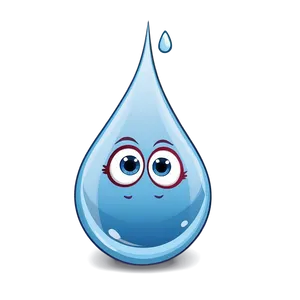 Cute Water Drop Cartoon Png 13 PNG image