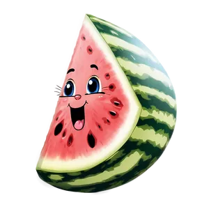 Cute Watermelon Png 05232024 PNG image