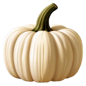 Cute White Pumpkin PNG 41