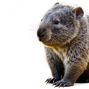 Cute Wombat PNG Cny