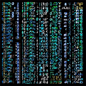 Cyber Matrix Code Texture PNG 58 PNG