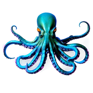 Cyber Octopus PNG Kdl PNG