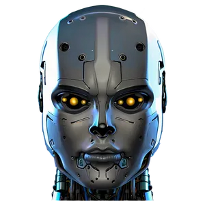 Cyber Robot Head PNG Swi PNG