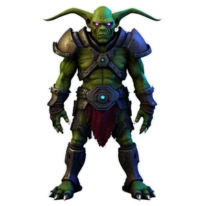 Cybernetic Goblin Warrior PNG 05252024