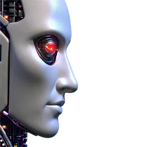 Cybernetic Head Design PNG 06212024 PNG