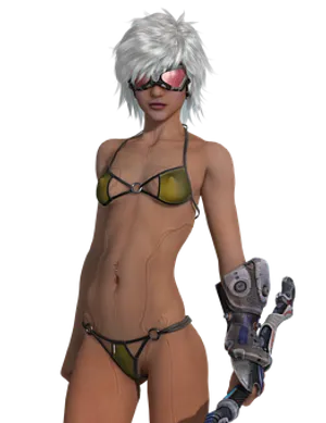 Cybernetic Warrior Woman