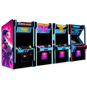 Cyberpunk Arcade Game Png Nes83 PNG image