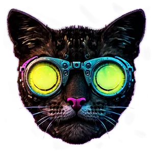 Cyberpunk Cat Filter PNG Jdv PNG
