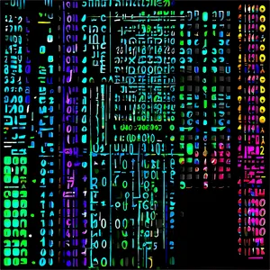 Cyberpunk Matrix Code Aesthetic Png Ufm PNG image