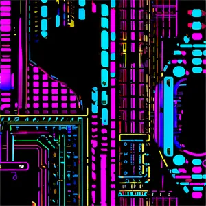Cyberpunk Pattern Design PNG 14 PNG