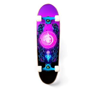 Cyberpunk Skateboard Deck Concept PNG 06282024 PNG