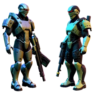 Cyberpunk Soldiers PNG 39