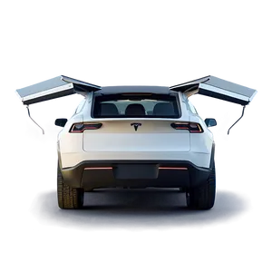 Cybertruck Tesla Rear View Png 06122024 PNG image