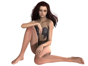 Cyborg Woman Artwork
