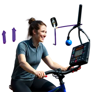 Cycling Exercise Png 06112024 PNG image