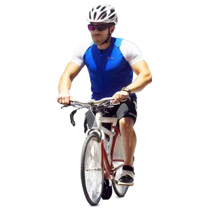 Cyclist On Bridge Sunset PNG Drh92 PNG