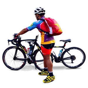 Cyclist Refueling Energy Drink PNG Udy65 PNG