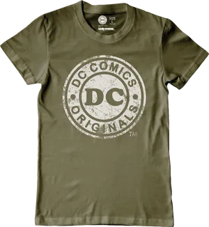 D C Comics Originals T Shirt PNG image