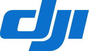 D J I Logo Blue Background PNG image