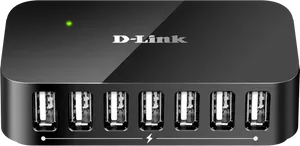 D Link U S B Hub Device PNG image
