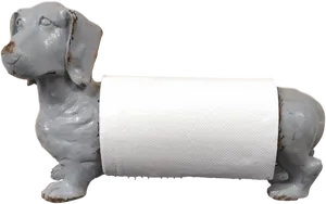 Dachshund Paper Towel Holder PNG image