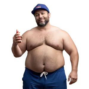 Dad Bod Holiday Spirit PNG 06282024
