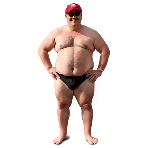 Dad Bod New Year Celebration PNG 06282024