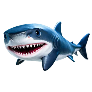 Daddy Shark Cheerful PNG Icp