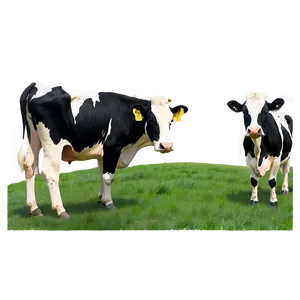 Dairy Farm Cows PNG 05242024