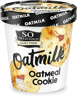 Dairy Free Oatmilk Ice Cream PNG image