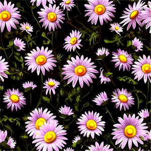 Daisy Pattern Png Fdt18 PNG image