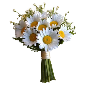 Daisy Wedding Bouquets PNG Mtb32 PNG