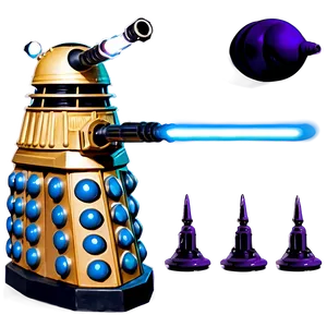 Dalek Attack Position PNG 06242024
