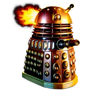 Dalek On Fire PNG Hlx65