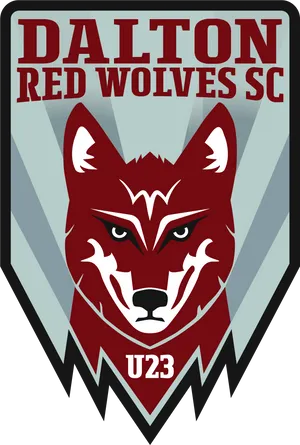 Dalton Red Wolves S C Logo PNG image