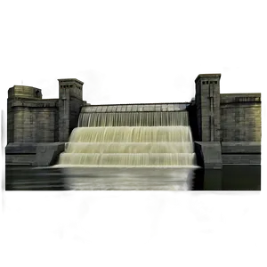 Dam Under Starry Night Sky PNG Hmn44 PNG