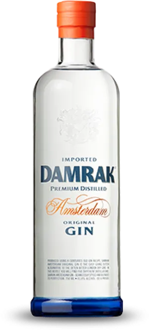 Damrak Amsterdam Original Gin Bottle PNG image